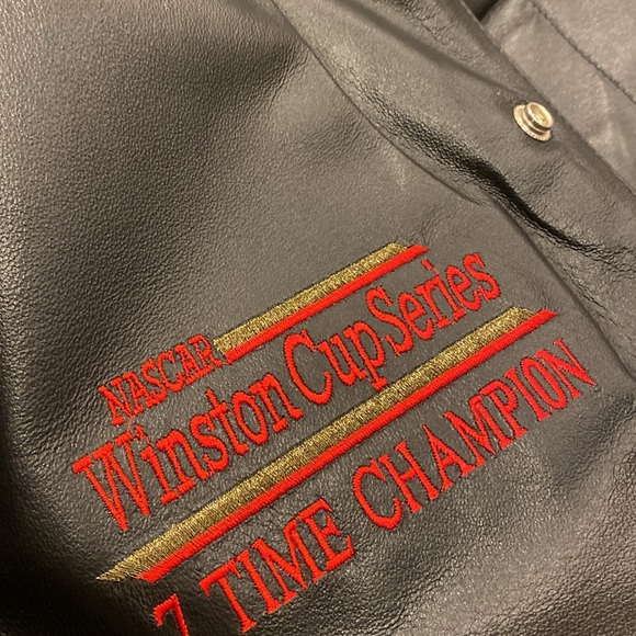 NWT Chase Authentics Dale Earnhardt Sr. Leather Jacket Nascar 7 Time Champ 2XL - Picture 10 of 17